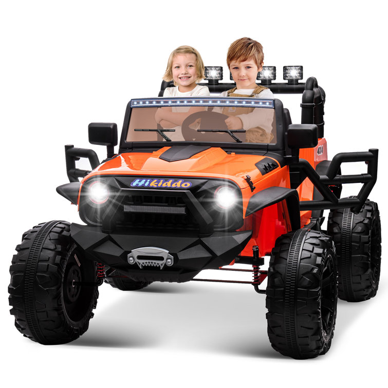 Hikiddo 24V Ride on Toys 2 Seater Ride on Truck for Big Kids with